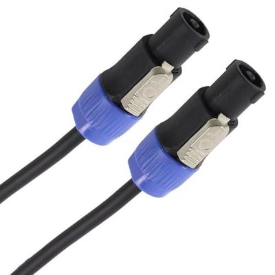 Plugger Câble HP Speakon mâle/mâle 1,5 mm²/6 m Noir
