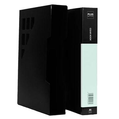 Classificateurs de marque Plus Office modèle Dossier housses plus A4 RIGIDO 80F NGR