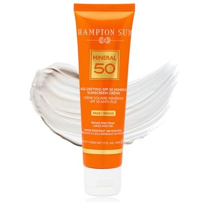 Mineral Age Defying Sunscreen Creme SPF 50 by Hampton Sun for Unisex - 1,7 oz Sunscreen