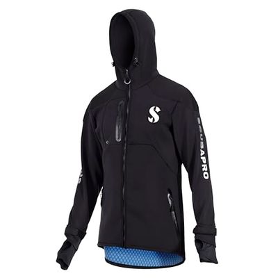 Scubapro Veste Boat Coat Homme-M Kit de détendeur pour plongée en Eau Froide Unisex-Adult, Black, M