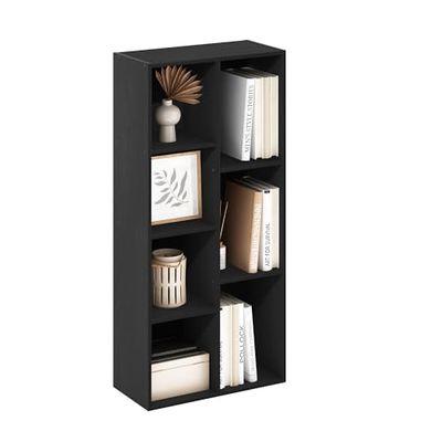 Furinno Luder 7-Cube odwracalna otwarta półka, Blackwood