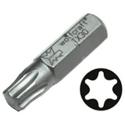 wolfcraft Bit Set, TORX® (T 10-40), 7 Pcs. I 2447000 I 7 Solid bits in Various Sizes