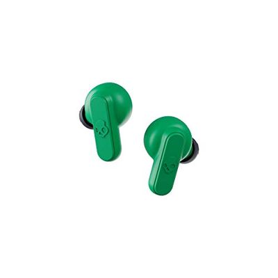 Skullcandy Dime Auricolari Wireless In-Ear con Microfono, 12 Ore di Autonomia, Compatibili con iPhone, Android e Dispositivi Bluetooth - Blu/Verde