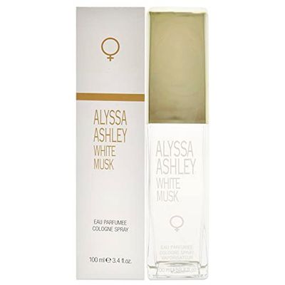 Alyssa Ashley - White Musk Eau Parfumée, Profumo al Muschio Bianco, Acqua Profumata - 100ml