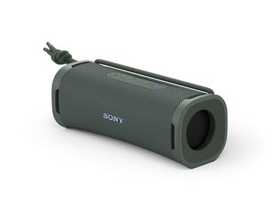 SONY ULT Field 1 - Enceinte Portable sans Fil Bluetooth ULT Power Sound, Basses Profondes, IP67, étanche à l'eau/poussière et antichocs, Batterie 12h, Prise d'appel, extérieur, Voyage - Gris Forêt