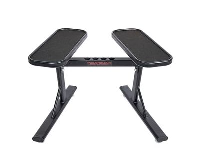 PowerBlock PowerMax Stand 2.0 Halterrek en halterrek, te gebruiken met gewichten tot 40,8 kg, duurzame stalen constructie, krachttraining voor thuissportschool, innovatieve trainingsapparatuur