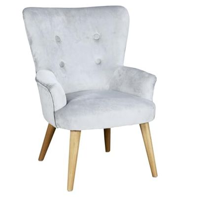 HOME DECO KIDS - Hd6745 – stoel Helsinki voor kinderen, grijs, kinderen, decoratie, slaapkamer, meubels, decoratie