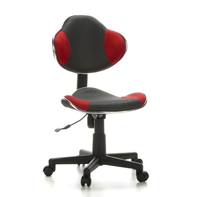 hjh OFFICE 633002 Kiddy GTI-2 krzesło obrotowe dla dzieci, ergonomiczne, z regulacją wysokości, krzesło młodzieżowe dla początkujących
