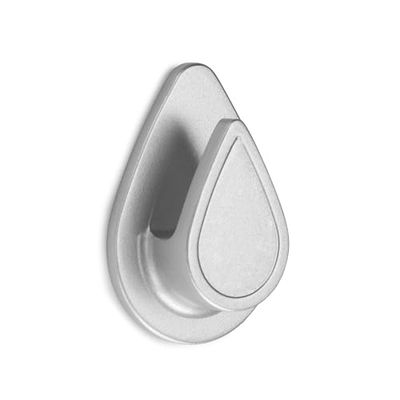 Zarivy Colgador Resistente al Agua Cromo Mate Ideal para baño y Cocina, Colgar Toallas y Utensilios de Forma Segura.