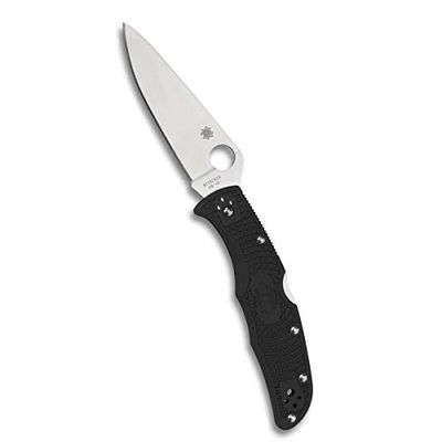Spyderco Endura Flat Ground Eenhandsmes, glad lemmet, zwart, één maat
