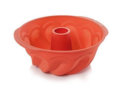 Tescoma 629412 Delicia SiliconPrime Moule à gâteau haut, 24 cm, rouge