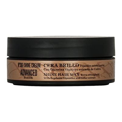 Tahe Advanced Barber Hair Wax with Shine for Men - Extra Strong Hold Nº301 Shine Cream 100ml