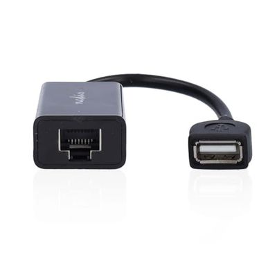 NEDIS Extendeur USB - USB 2.0-1 connecteur USB-A mâle - 1 x RJ45 Femelle - 1 x Prise USB-A - 1 x RJ45 Femelle - 50 m - 480 Mbps - Nickelé - Rond - PVC - Noir - Boîte