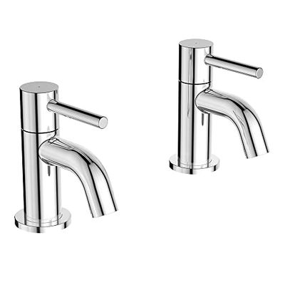 Ideal Standard BC187AA Grifos de Pilar de baño, Cromado, Bath Pillar Taps
