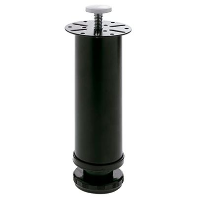 Unbekannt Furniture leg in, total height 150 mm, diameter 50 mm, black
