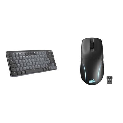 Logitech MX Mechanical Mini & CORSAIR M75 WIRELESS RGB Lichtgewicht FPS