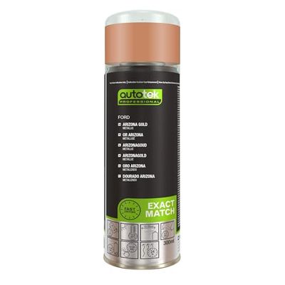 Autotek Professional Exact Match Car Spray Paint - Ford Arizona Gold Aerosol Spray 300ml