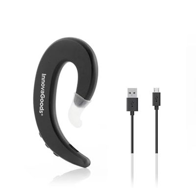 InnovaGoods® Casque d'écouteur Ouvert Cearser, Permet d'écouter de la Musique sans s'isoler de l'environnement, Casque d'écouteur Ouvert, Design Compact et léger