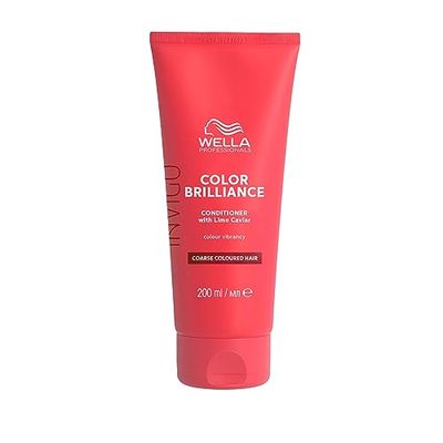 Wella Professionals Invigo Color Brilliance Vibrant Color Conditioner - Boost Shine, Colour Vibrancy & Hair Colour Protection - Hair Care for Coarse Hair 250ml