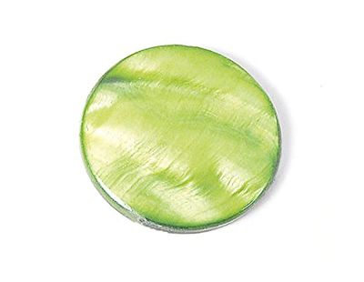 Perle coquille de perle mère disque brillant vert diam.8mm. 250gr. env.750u. 0,85mm. Env.