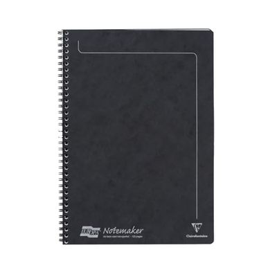 Clairefontaine Age Bag Essentials - caderno de fios, A4, quadrado, tamanho 5/5, 192 páginas, cor tabaco, preto A4