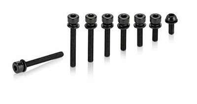 XLC Unisexe - Adulte BR-X75 Boulon à Vis pour Adaptateur Plat Mountad, Noir, Taille Unique