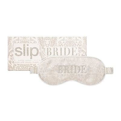 Slip Pure Silk slaapmasker - bruidscollectie - bruid - 100% pure moerbei 22 momme zijden oogmasker - comfortabel slaapmasker met elastische band + pure zijdevulling en interne voering