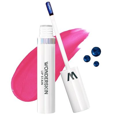 Wonderskin Wonder Blading Lip Stain Peel Off Masque - Tinta Per Labbra Rosa A Lunga Durata, Resistente All'Acqua E Al Trasferimento, Finitura Opaca Trucco Peel Off (Neon Rose Masque)
