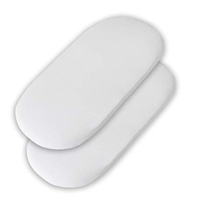 Clevamama - Lençol-capa para carrinho de 38 x 82 cm (2 Pk)