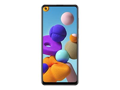 SAMSUNG Galaxy A21s - Smartphone de 6.5" (4 GB RAM, 64 GB de Memoria Interna, WiFi, Procesador Octa Core, Cámara Principal de 48 MP, Android 10.0) Negro