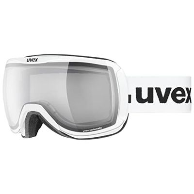 uvex downhill 2100 VP X - skibril voor dames en heren - meekleurend - gepolariseerd - white/vario-pola - one size