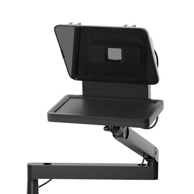 Paquete Elgato Prompter Swivel Mount - Teleprompter prémium con brazo de perfil bajo, compatible con cámara réflex, webcam y smartphone, montura ajustable, para streaming, videollamadas, Mac y PC