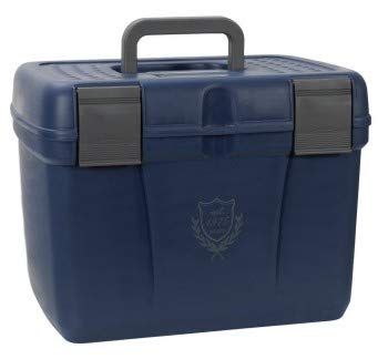 HKM PFIFF 101562-223-1 - Scatola per la Pulizia dei Cavalli, Stabile, Piccola, M, Colore: Blu/Grigio