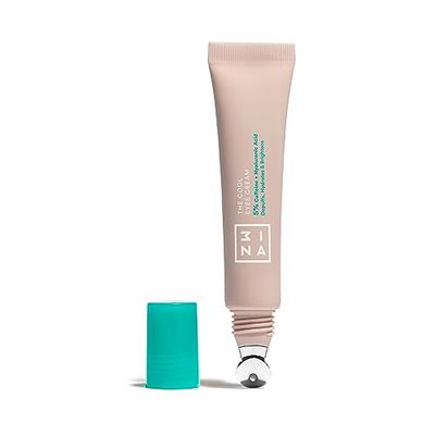 3INA MAKEUP - The Cool Eyes Cream - Eye Cream for Dark circles and Puffy Eyes with 5% Caffeine & Hyaluronic Acid - Eye Serum with Metal Applicator - Vegan - Cruelty Free