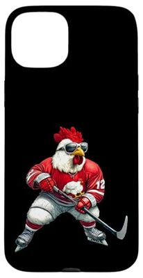 Pollos Hockey sobre Hielo / Jugador de Hockey sobre Hielo Pollo Carcasa para iPhone 15 Plus