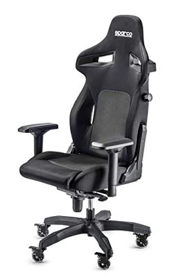 Sparco Gaming 00988NRNR Gaming Chair, Black