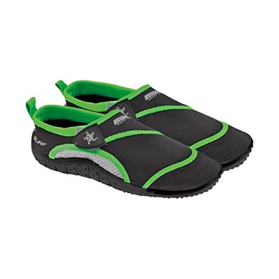 Abysstar Scarpe Scoglio in Neoprene Surf SR, Unisex Adulto, Green, Black, 42