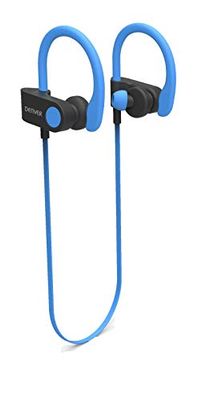Denver BTE-110 BLUE Binaural Neckband Headset - Black, Blue - Headphones and Microphones (Wireless, Neckband, Binaural, Intraaural, 45 g, Black, Blue)