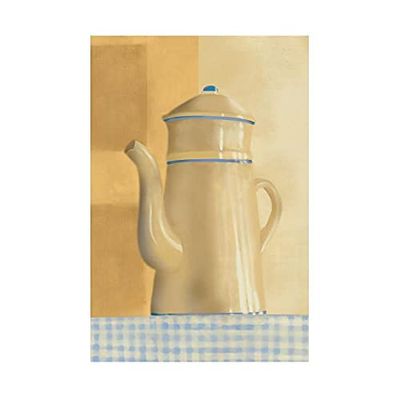 Ideal Poster for Kitchen Teapot - Antique Teapot Image in High Quality for Home Furniture Restaurant Bars Pubs and Shops - Prints for Furniture
