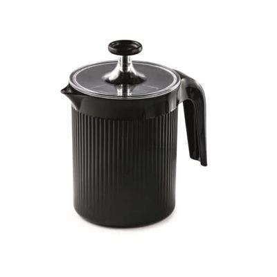 Snips, Cremix, Cappuccino Mousser à Lait 0,50 LT, Noir, Émulsionneur à Crème pour Cappuccino 10 x 14,5 x 15,3, Made in Italy