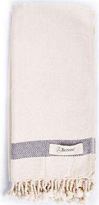 Bersuse 100% Cotton - Laodicea Turkish Towel - Natural White
