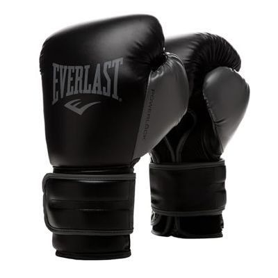 Everlast PowerLock2 Training Handschoen 16oz Zwart/Grijs