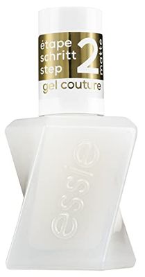 Essie Smalto Gel Couture Matte Top Coat, Per Completare la Manicure, Effetto Finale Opaco ed Elegante a Lunga Durata, Senza Lampada UV, 13,5 ml