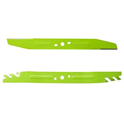 EGO Power+ AB2101D - Juego de Cuchillas de trituración de 21 Pulgadas para cortacésped Ego LM2133/LM2130/LM2135SP/LM2130SP/LM2156SP/LM2150SP, Verde