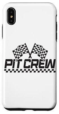 Pit Crew Family Racing Birthday Race Car Parties Case for iPhone XS Max