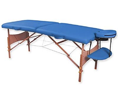 GIMA 44001 massagesigje van hout met 2 delen, blauw