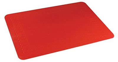 Aidapt - Vm985abr - Set De Table En Caoutchouc Siliconé Antidérapant - Rouge - Taille 35x25cm