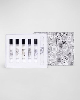Diptyque Discovery Mini Set by Diptyque for Unisex - 5 Pc Set 0.25oz Do Son, 0.25oz Eau des Sens, 0.25oz Philosykos, 0.25oz LOmbre dans lEau, 0.25oz Eau Rose