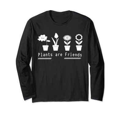 Le piante sono amici, fiori e amanti delle piante, regalo per il giardinaggio Maglia a Manica