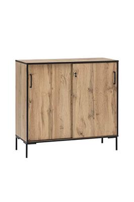 Möbelpartner Montana 701516 Armoire de classement en chêne Motif Maison de Campagne 100,1 x 41 x 96,6 cm